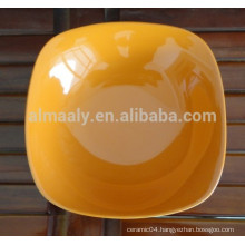 high quality porcelain square plate for hotel